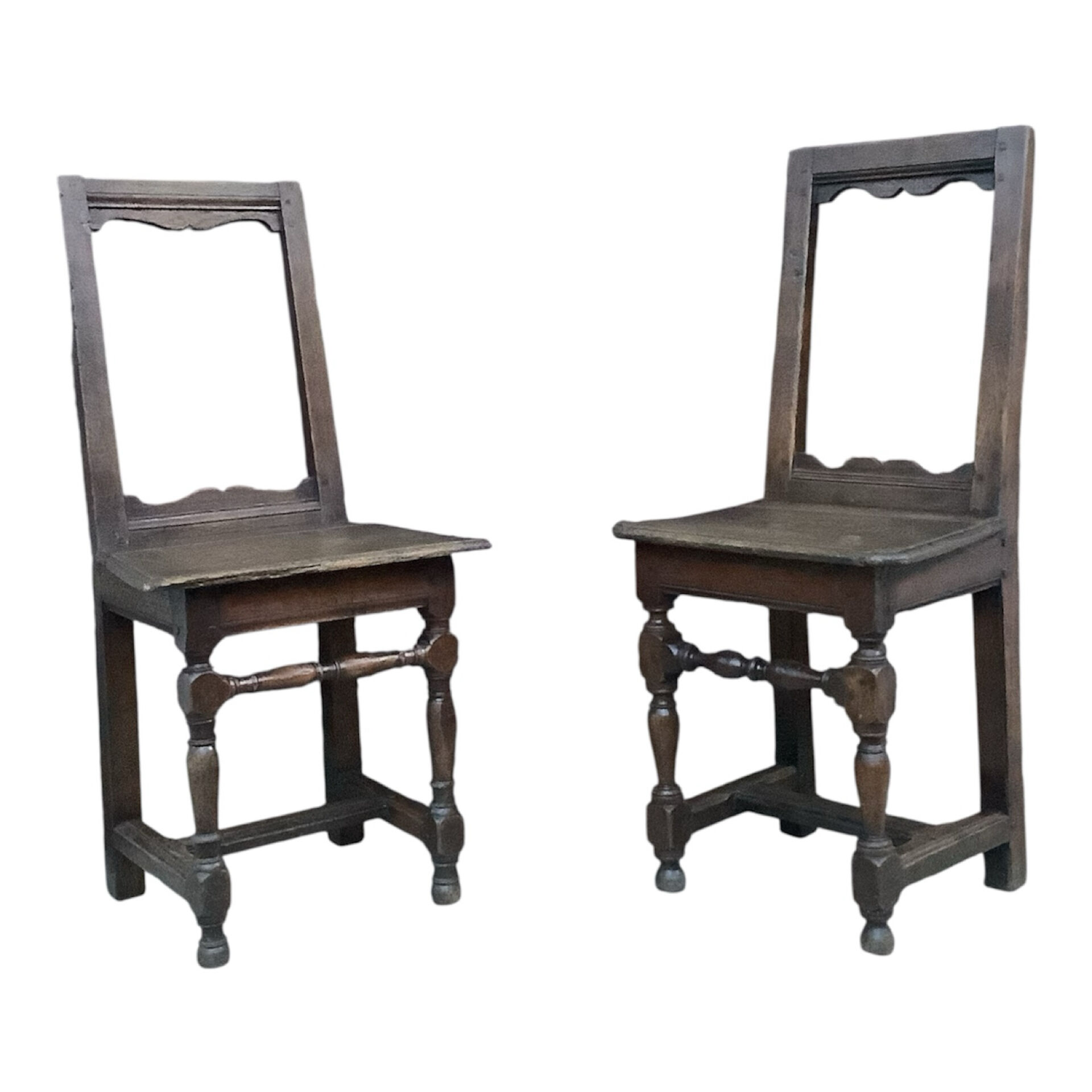 Authentic, pair of Lorraine chairs.