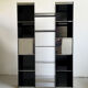 Very rare italian modern library bookcase for cidue, italy, 1970