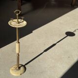 Marble and brass standing ashtray H74 D17