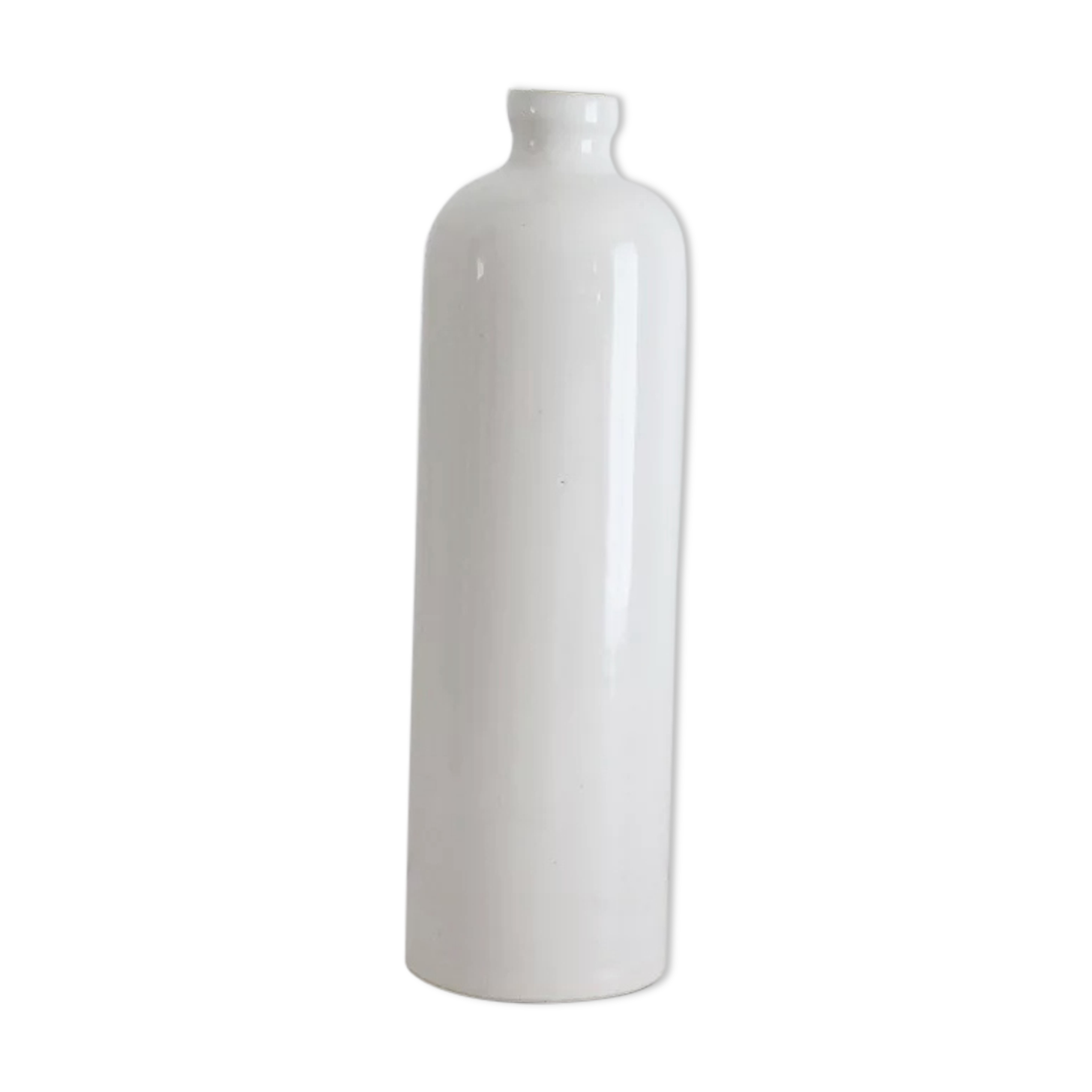 White ceramic bottle