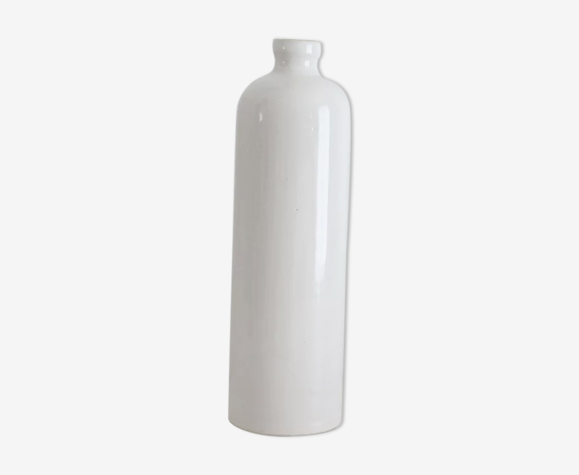 Bouteille ceramique blanche