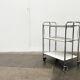 Vintage German folding service trolley with 3 shelves, 1970s.