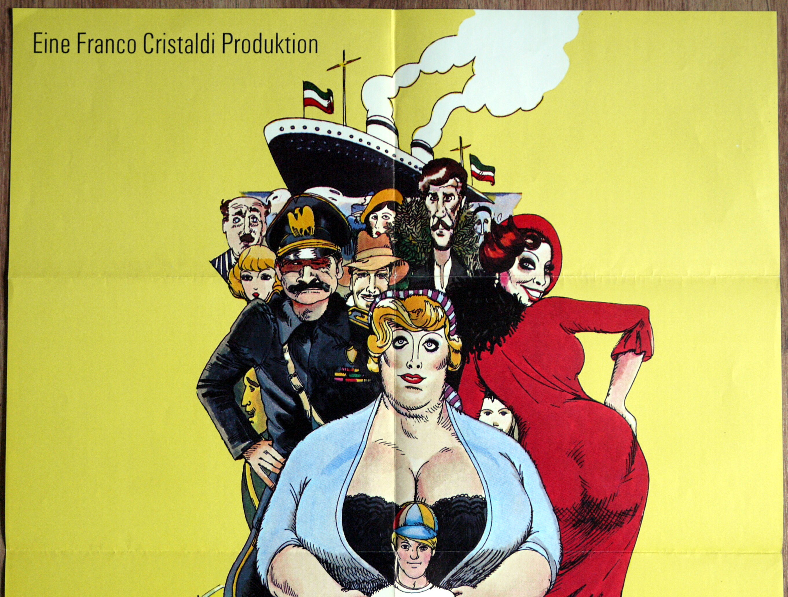 Original movie poster "Amarcord" Frederico Fellini