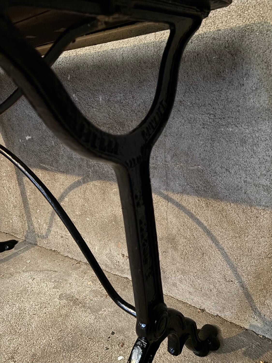 Authentic bistro table