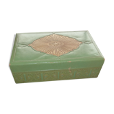 Vintage antique style box with interior mirror, barricini candies