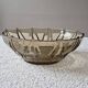 Vintage grey smoke salad bowl