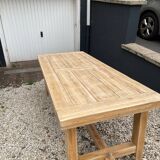 Solid oak farmhouse table