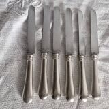 12 antique knives - Silversmith A Frenais Paris - 6 large & 6 small