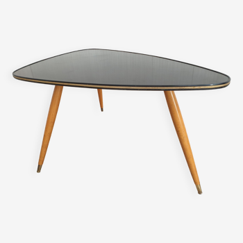 Mid - Century coffee side table, teardrop, 1970s