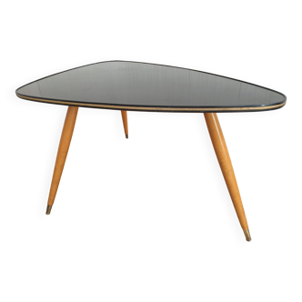 Mid - Century coffee side table, teardrop, 1970s