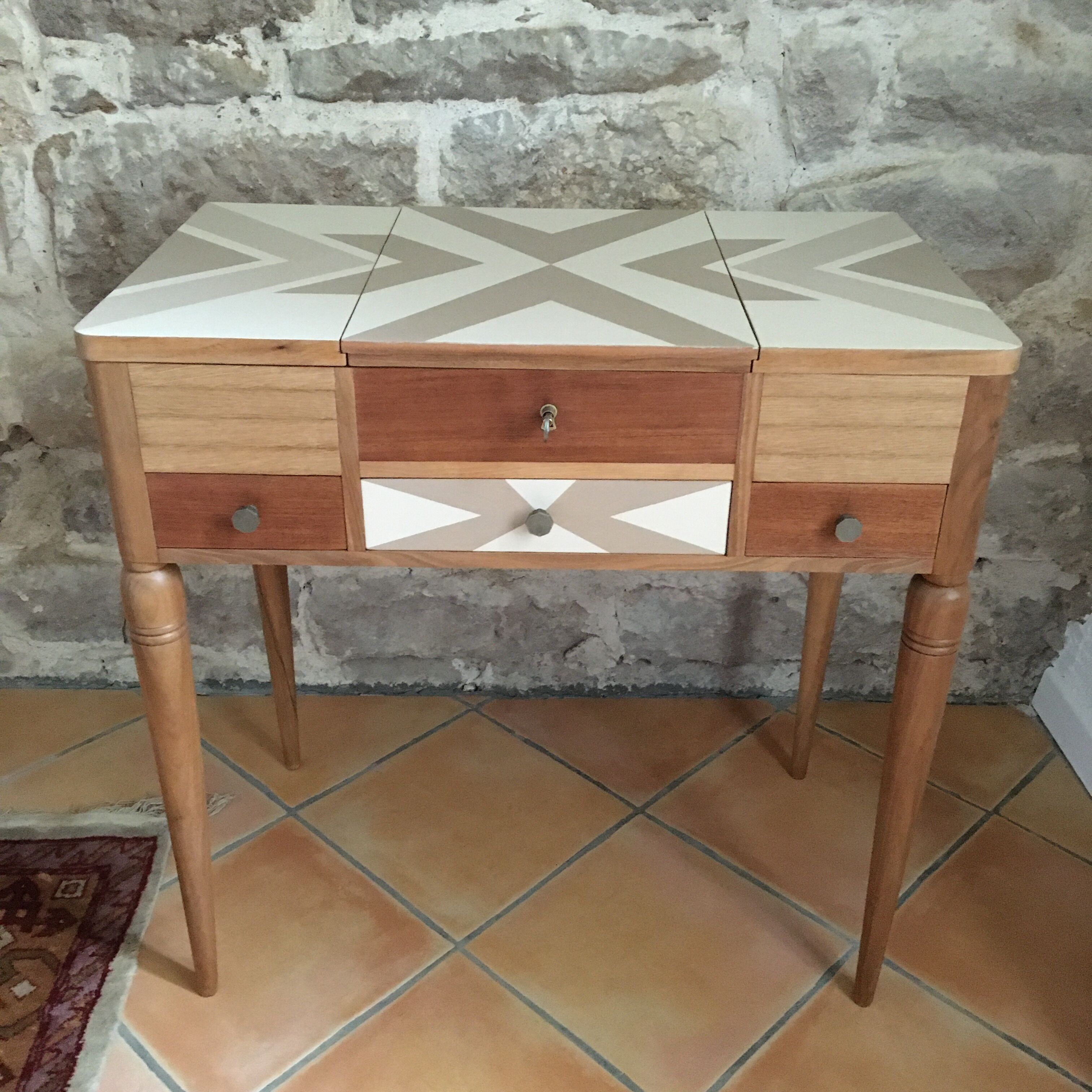 Vintage dressing table restyled