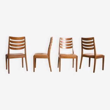 4 vintage Nathan chairs, Scandinavian style