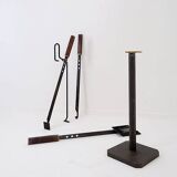 Afra & Tobia Scarpa Fire tool set - Ed. Dimensione Fuoco - Circa 1983