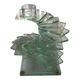 Glass candlestick