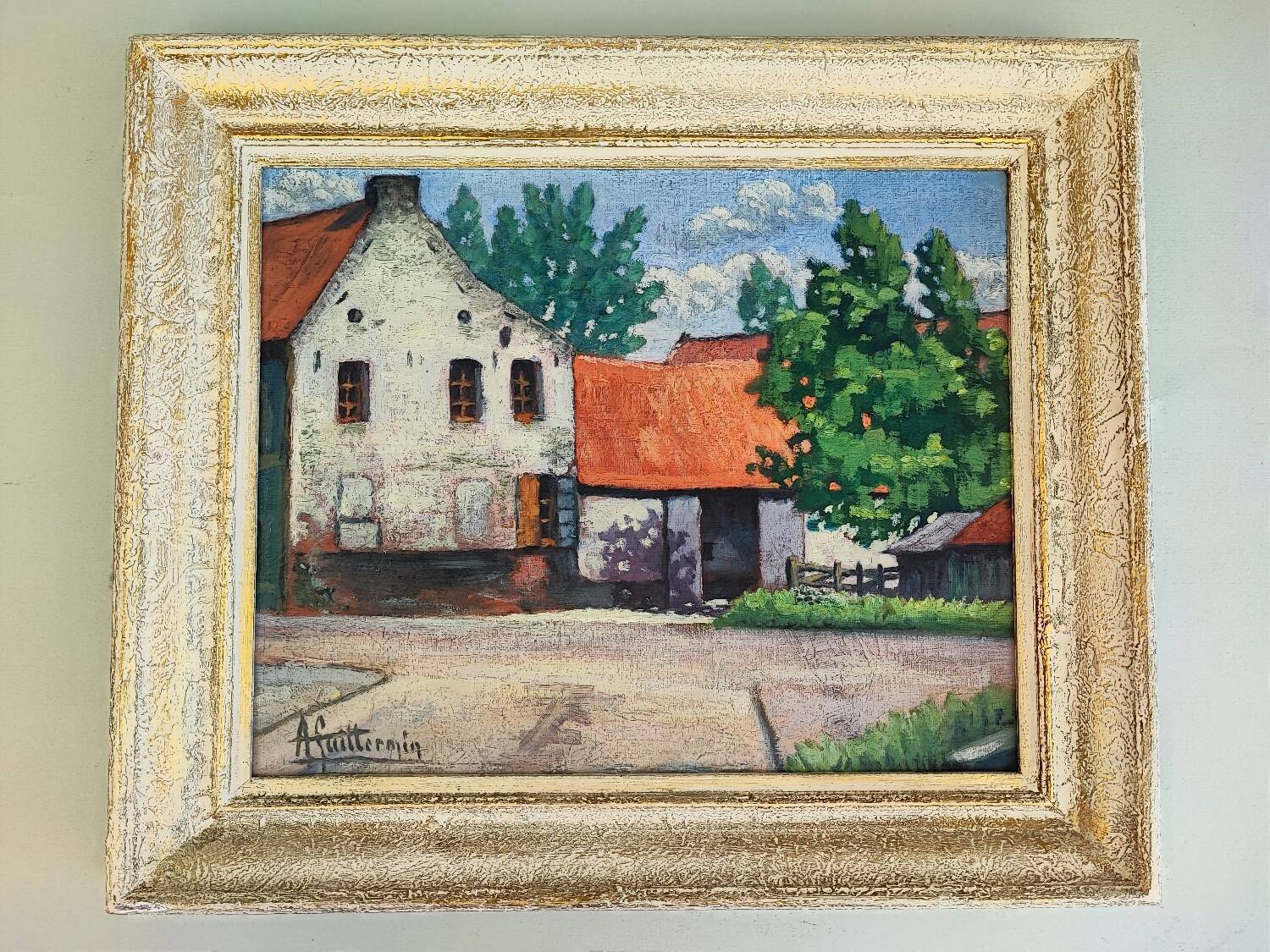 Oil painting - mas provençale