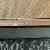 Old seaside painting