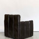 Vintage leather armchair custom-made Chancellor's Bungalow