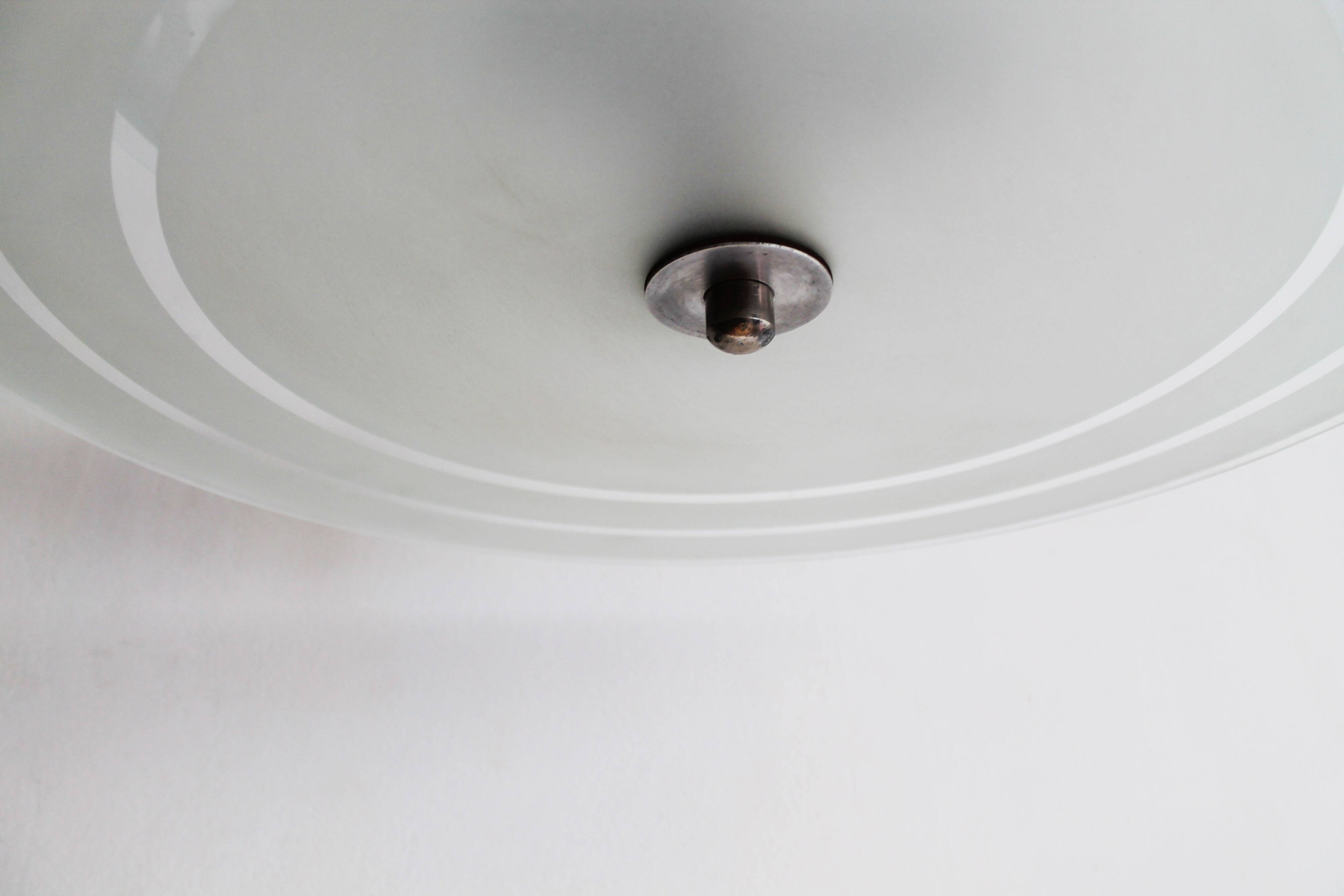 1930s Bauhaus-Style Ceiling Light