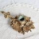 Vintage brass cellar rat – Vine leaf and grape cluster decor