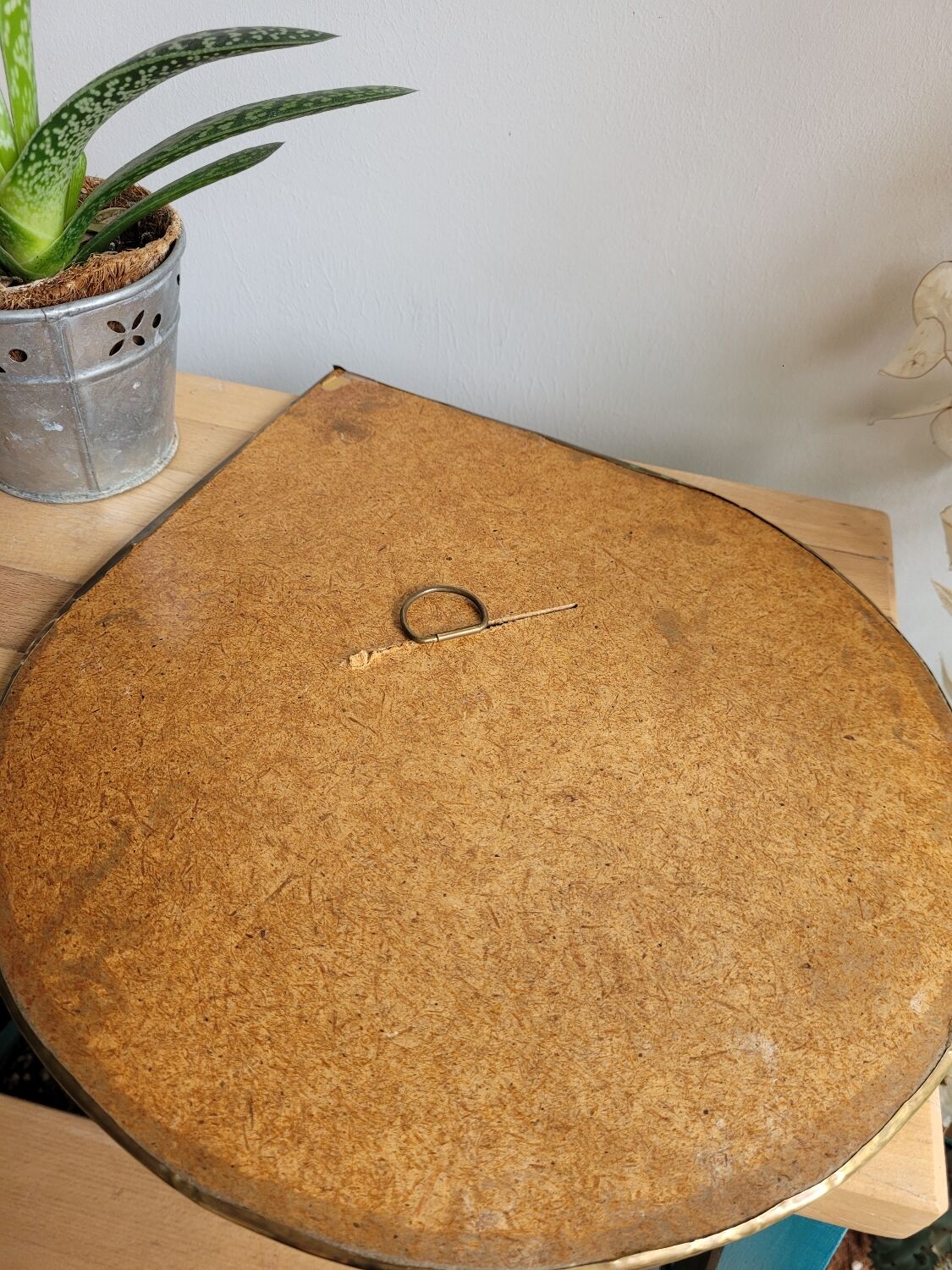 Mirror edge brass drop shape