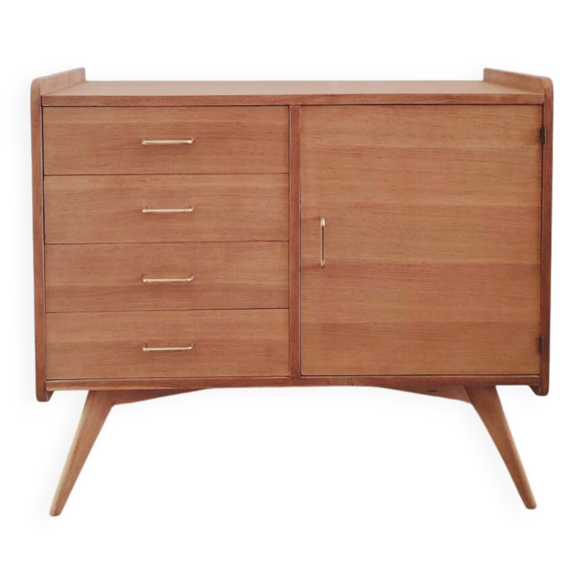 Renovated vintage sideboard, Scandinavian style, 1960s