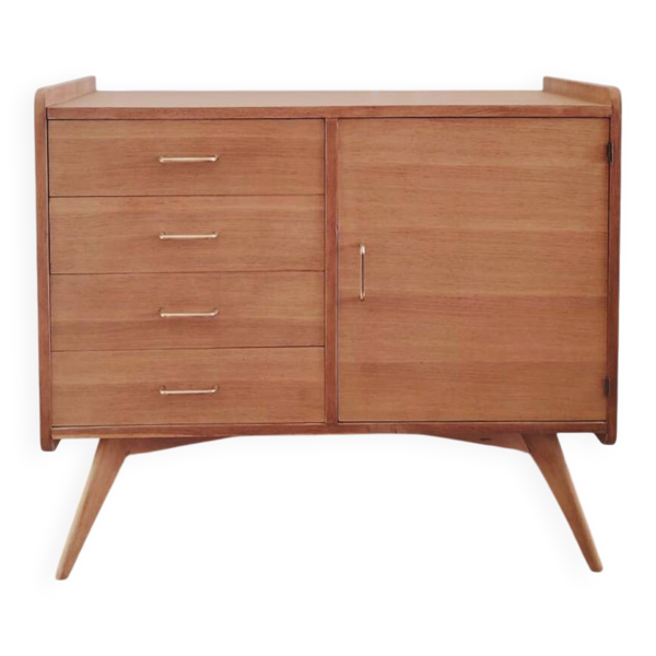 Buffet vintage rénové, style scandinave, années 60