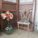 Old brass chair