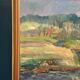 Huile sur panneau suédois d'époque mi-siècle – Paysage par Gottfrid Källqvist – 1946 – Vintage et encadré – 64 × 70 cm (25,2" × 27,6")