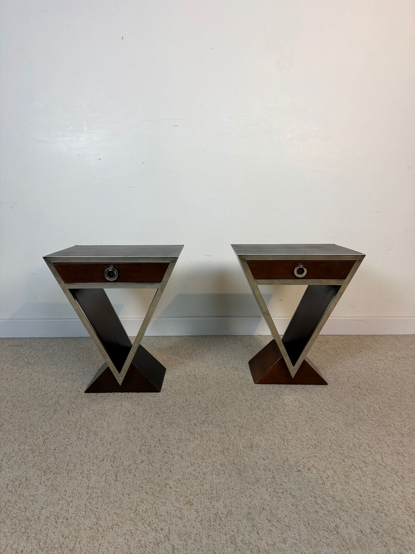 Art Deco Bedside Tables "Louvre" – Maison Saulaie