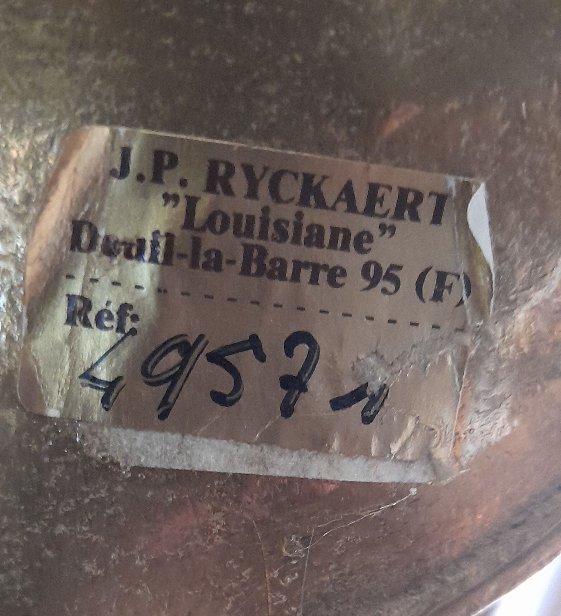 Lampe style louisiane J.P Ryckaert