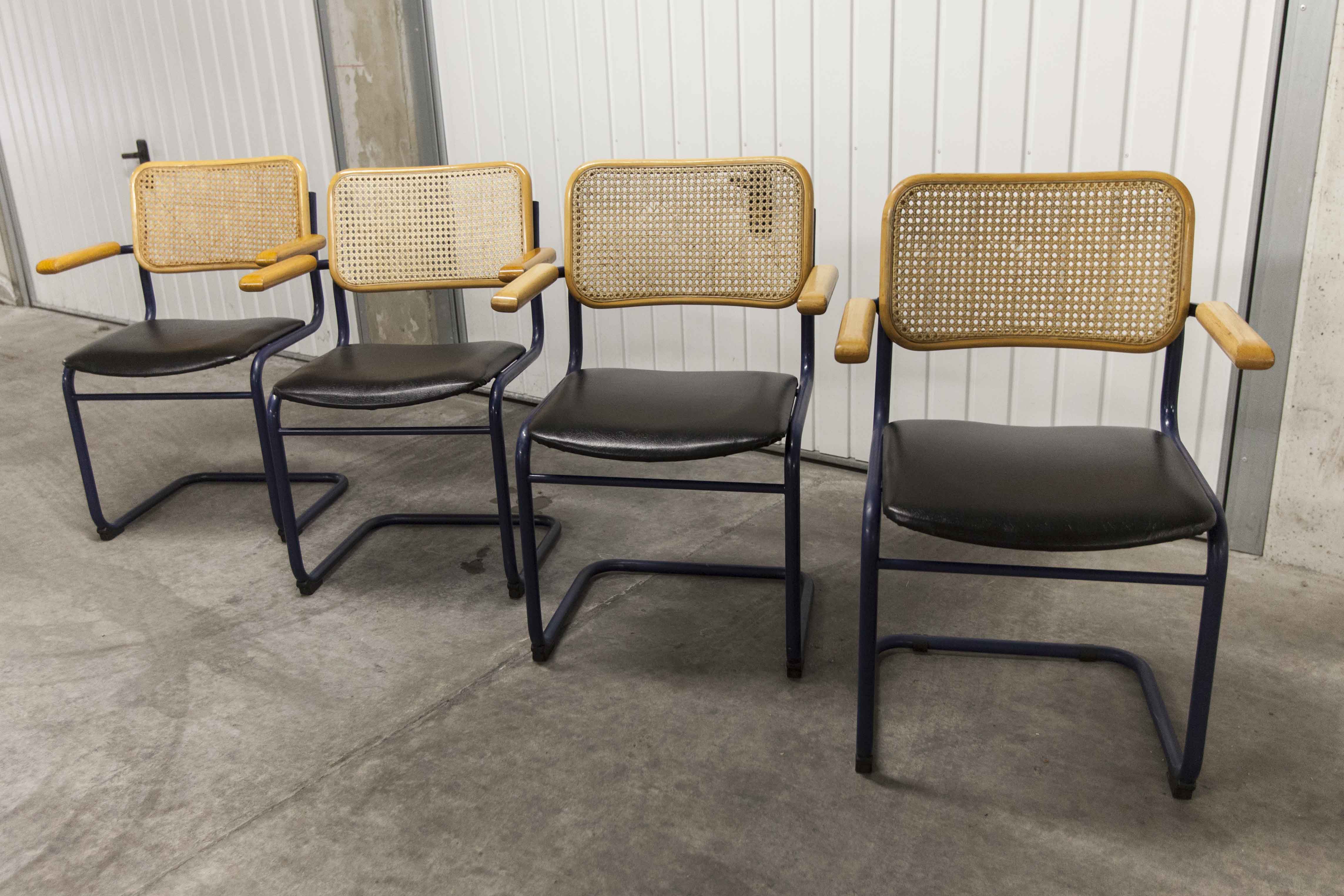 Lot of 4 armchairs creation Inova Paris