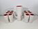 Jug and 12 ceramic cups model 1059 by Pol Chambost from around 1950.