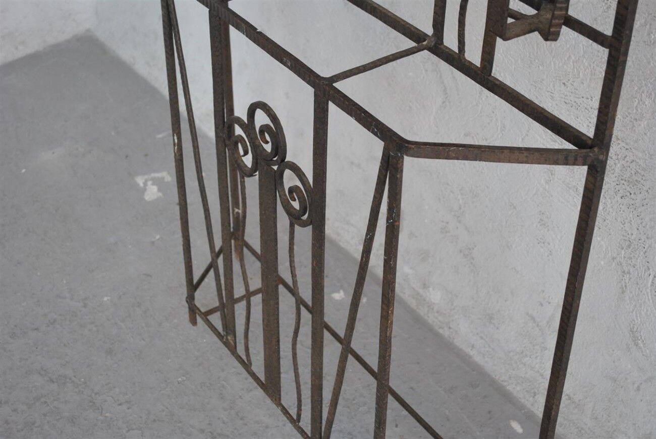 Mirror coat racks in wrought iron 1930 style Art deco