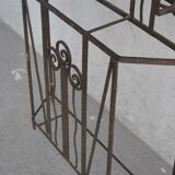 Mirror coat racks in wrought iron 1930 style Art deco
