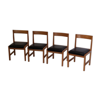 Lot de quatre chaises