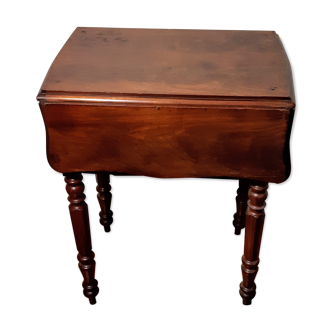 Small mahogany shuttered table