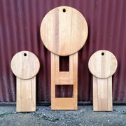 Lot table and folding stools Suzy by Adrian Reed.