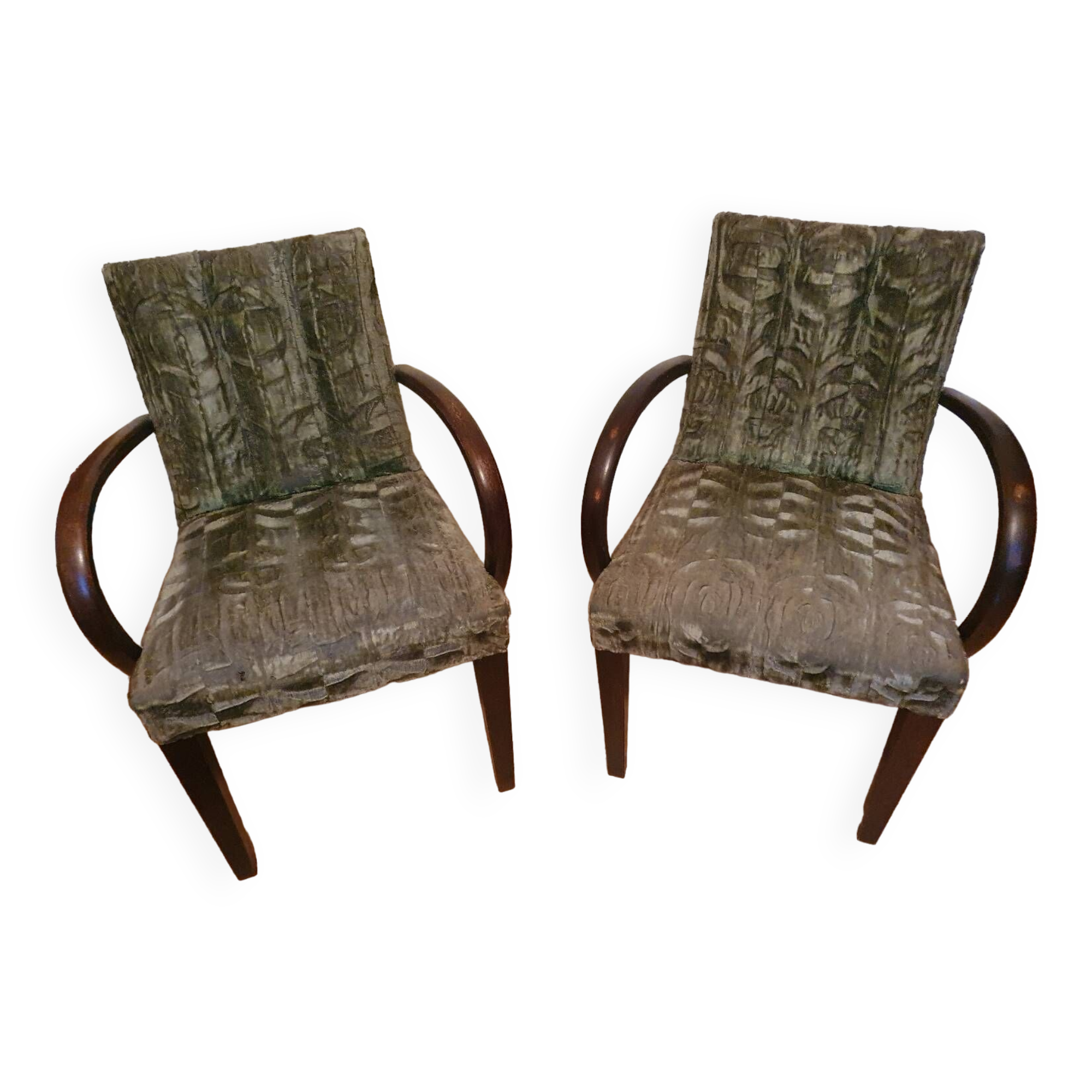 Bridge armchairs year 1946