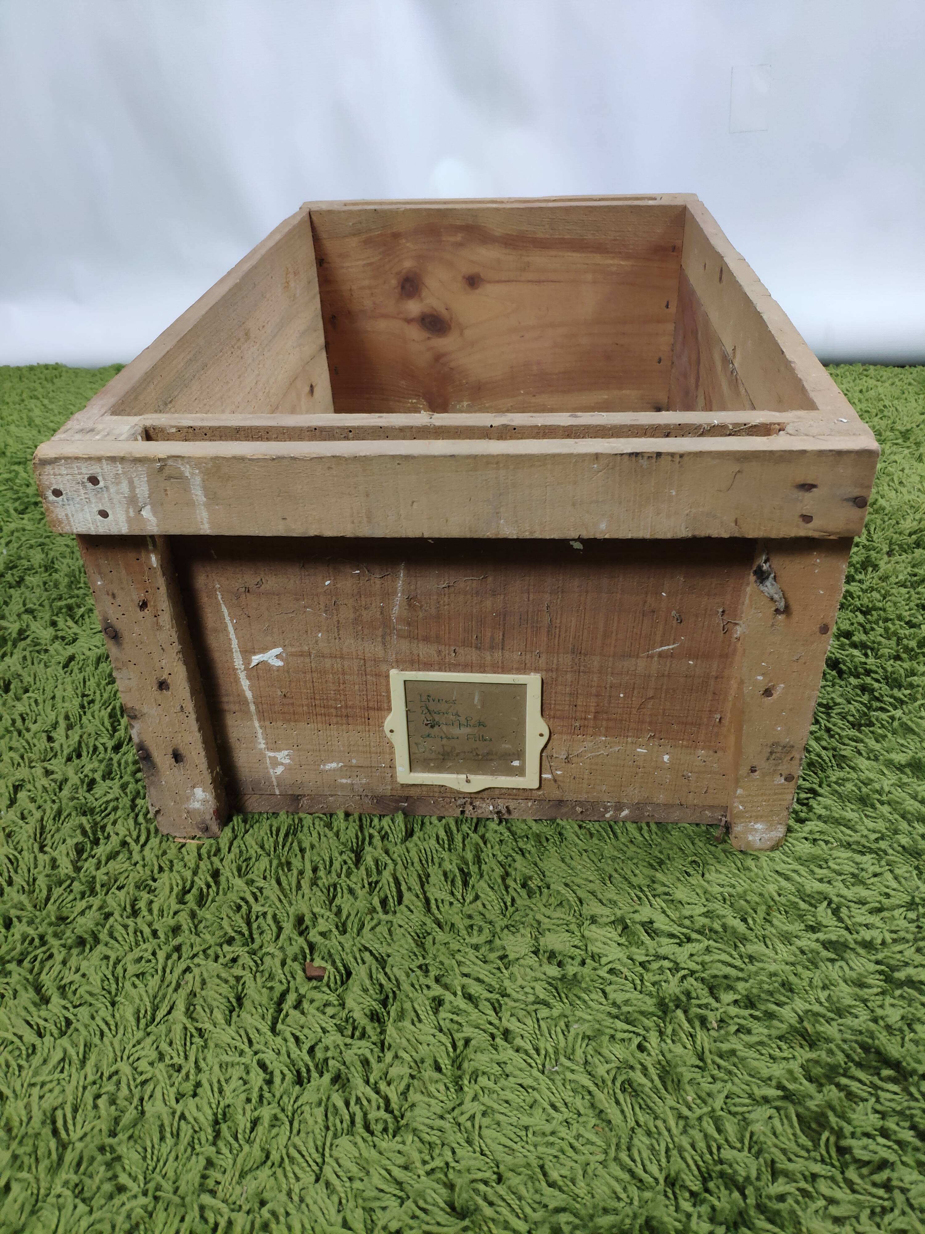 Old-year ammunition crate 60 French army