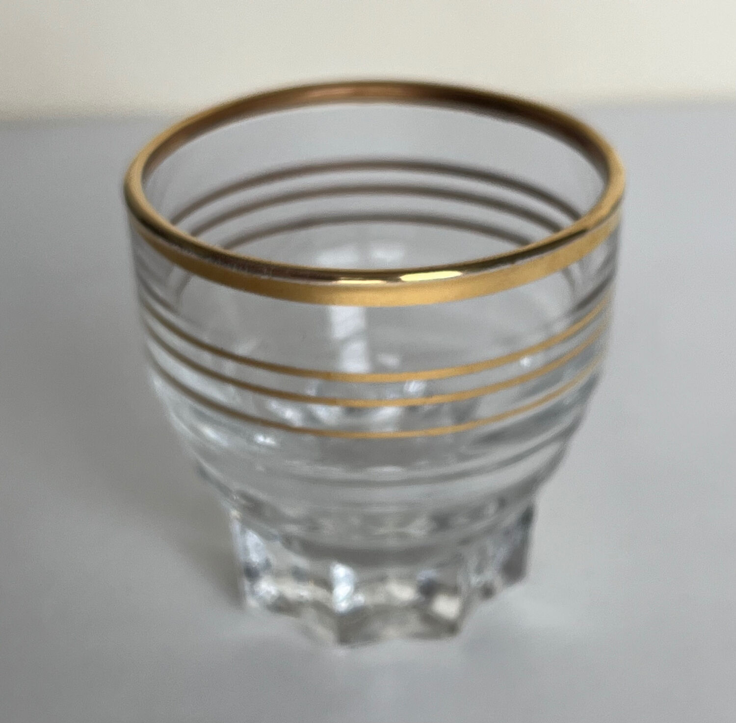 9 vintage shot glasses
