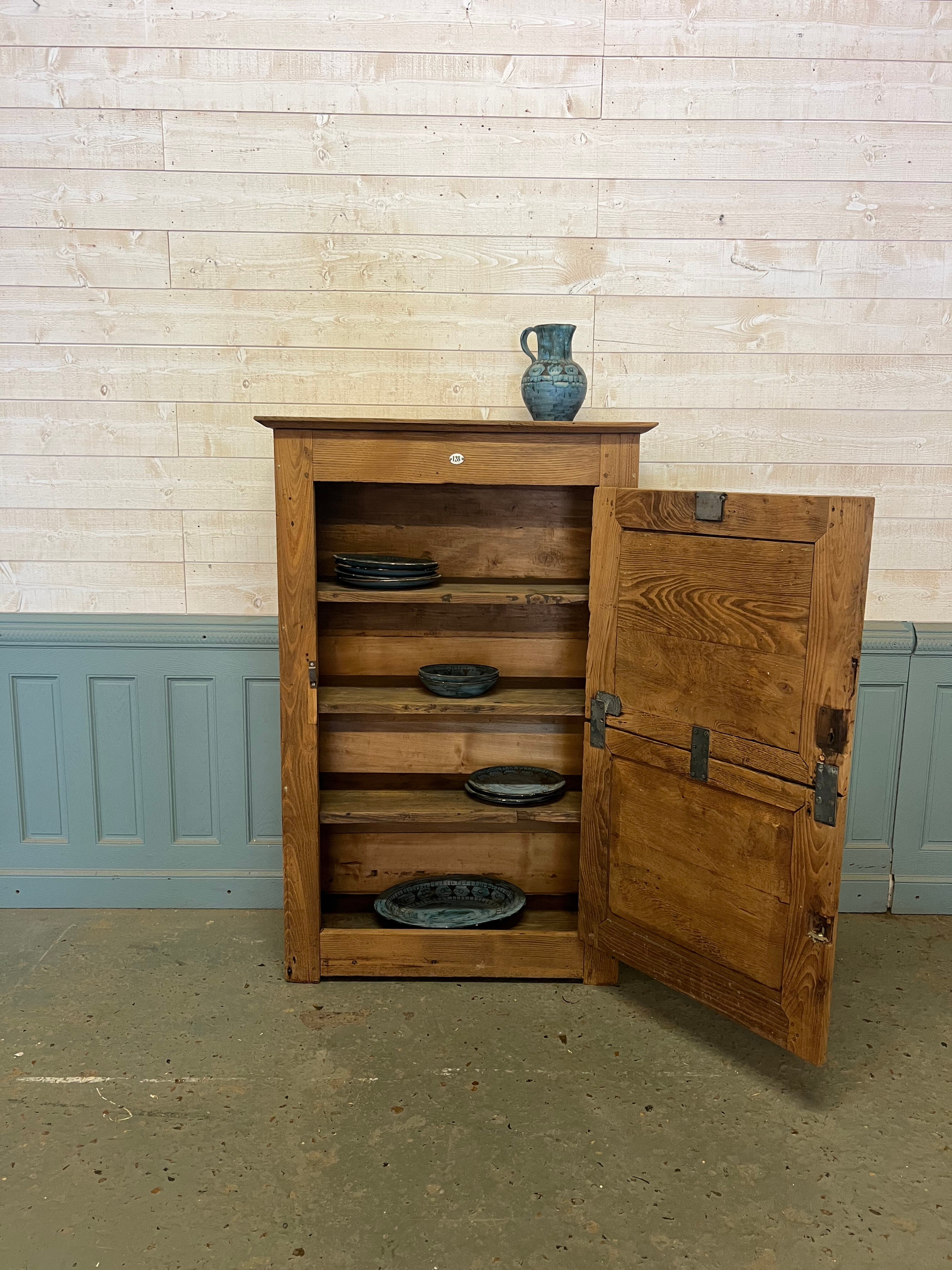 Brutalist countryside wardrobe in raw oak