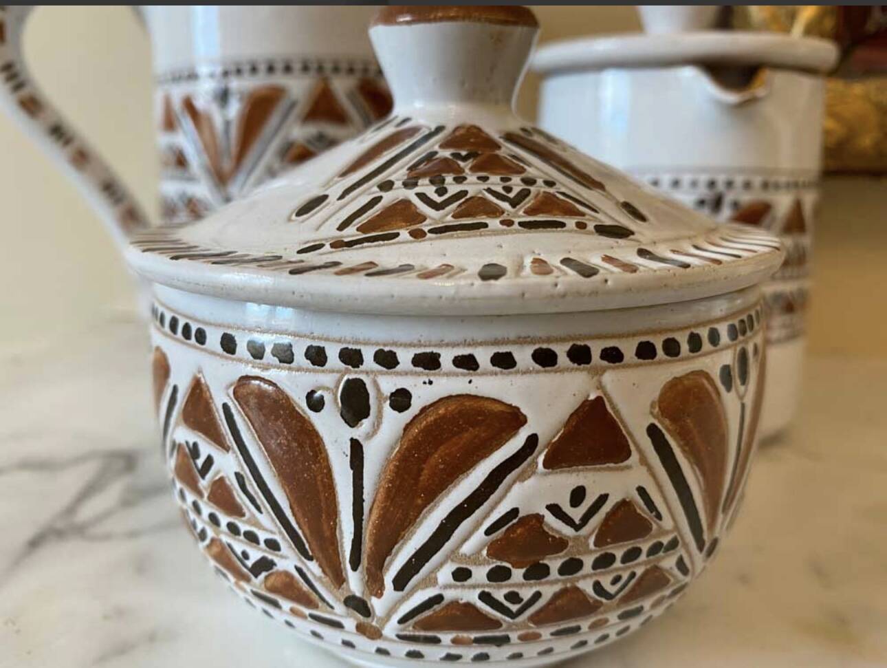 Moroccan tea service