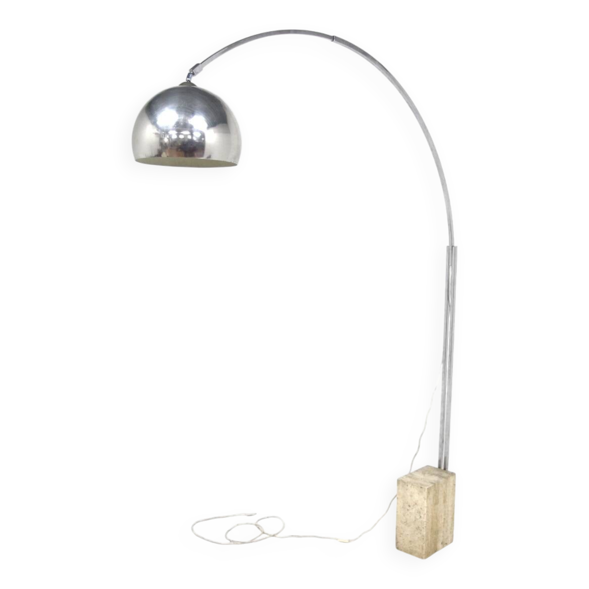 Lampadaire en travertin, Italie, 1970
