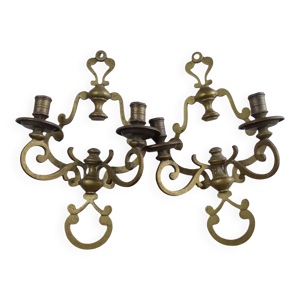 Paire d'appliques murales