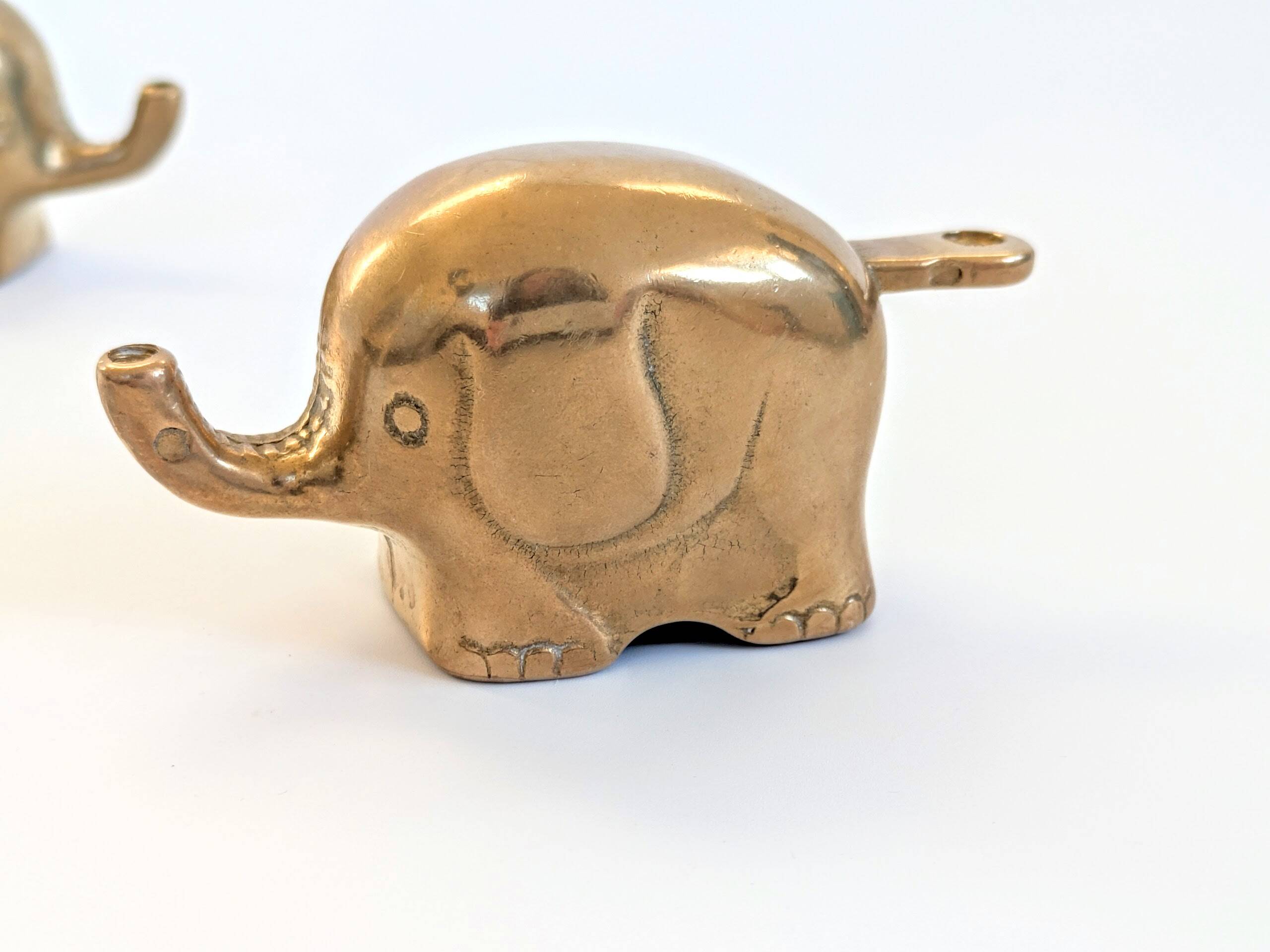 Elephant Parade Candle Holder | Brass | 1960s