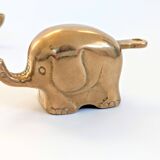 Elephant Parade Candle Holder | Brass | 1960s