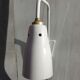 Fixed wall lamp offset 1950 white Ki-e-klair