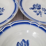 Set de 3 assiettes creuses vintage