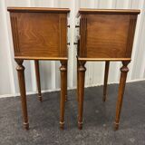 Pair of Louis XVI style bedside tables