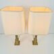 Neoclassical Empire Brass Table Lamp, France, 1960, Set of 2